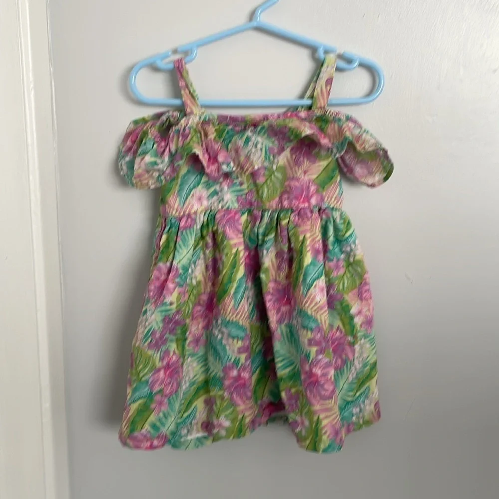 Floral Button-Down Dress size Baby girl 2T